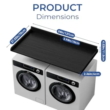 Stylish LG Washer Dryer Countertop for Laundry Organization