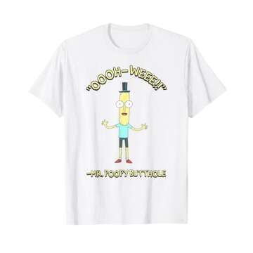 Rick and Morty "Oooh Weee!!" - Mr Poopy Butthole T-shirt T-Shirt