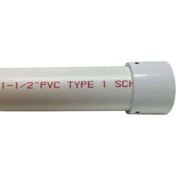 1-1/2" PVC Vent Cap Cover with Screen SVC-RS15