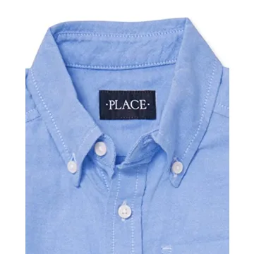 Boys Light Blue Long Sleeve Oxford School Shirt