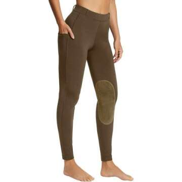 BALEAF Women's Riding Pants with Knee-Patch & UPF50+