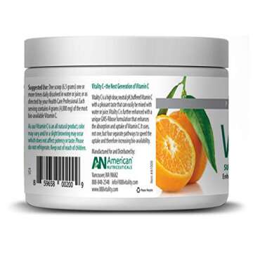 Vitamin C Powder for Immune Support - Non-Acidic 4000mg