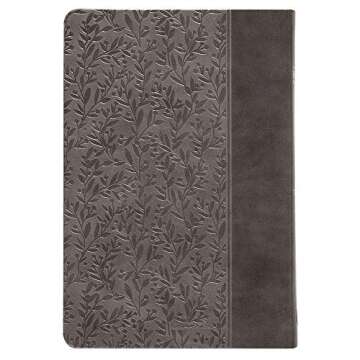 The Passion Translation New Testament, Gray (2nd Edition, Faux Leather) – In-Depth Bible with Psal...