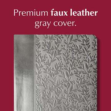 The Passion Translation New Testament, Gray (2nd Edition, Faux Leather) – In-Depth Bible with Psalms, Proverbs, and Song of Songs, Makes a Great Gift for Confirmation, Holidays, and More