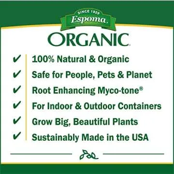 Espoma Organic Potting Soil Mix - All Natural Potting Mix For All Indoor & Outdoor Containers Including Herbs & Vegetables. For Organic Gardening, 8qt. bag. Pack of1
