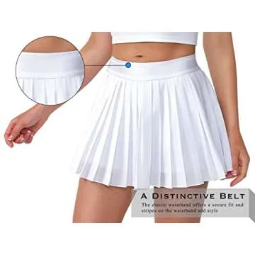 Eleloveph Women's Stylish Pleated Tennis Skirt for All