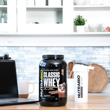 NutraBio Classic Whey Protein - 25G Pure Protein Scoop