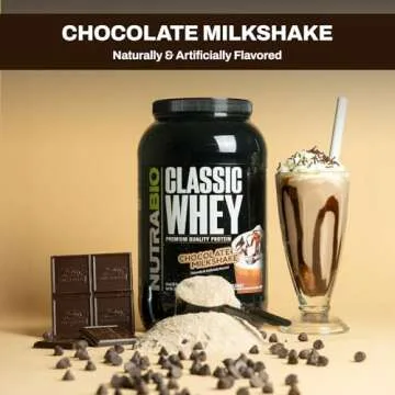 NutraBio Classic Whey Protein - 25G Pure Protein Scoop