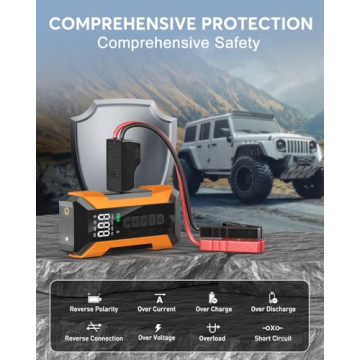 Portable MEUCI Jump Starter & Air Compressor