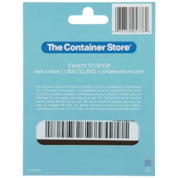 Container Store Gift Card for All Ages $25 - Organize Today!