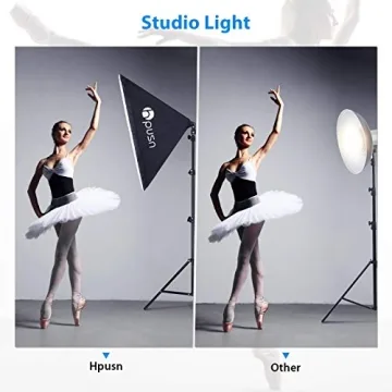 Professional HPUSN Softbox Lighting Kit for Creators