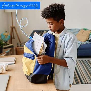 Colarr 12 Sets Mini White Boards 6"x 9" Dry Erase Boards Classroom Pack Includes Two Sided Small Whiteboards Markers, Lapboards Erasers for Teachers Students School