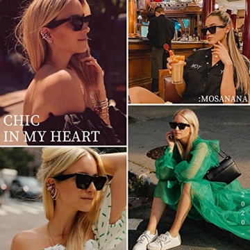 Stylish Mosanana Cat Eye Sunglasses for Women 2023