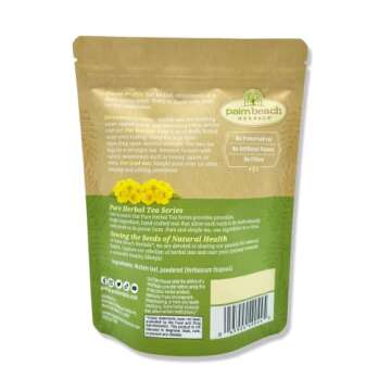 Palm Beach Medicinal Herbs - Mullein Leaf Tea - Pure Herbal Tea Series, 30ct