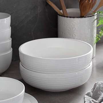 DOWAN 80 oz Serving Salad Bowls - Perfect for Any Meal