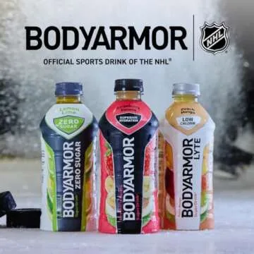 BODYARMOR LYTE Sports Drink Low-Calorie Sports Beverage, Strawberry Banana, Coconut Water Hydration, Potassium-Packed Electrolytes, Perfect For Athletes, 28 Fl Oz (Pack of 12)