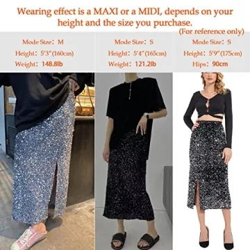 Dwirapal Women's Sequin Velvet Skirt for Stunning Outfits