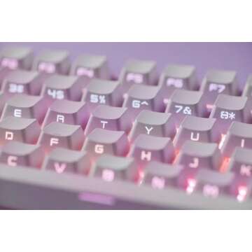 EPOMAKER Peach Sunset 133 PBT Keycaps Set for Gaming