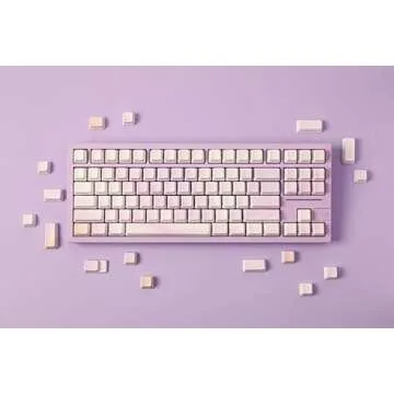 EPOMAKER Peach Sunset 133 PBT Keycaps Set for Gaming