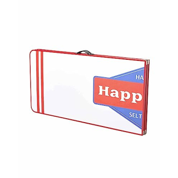 Happy Dad Portable Pong Table Durable Foldable Party Essential