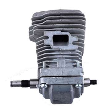 Hipa 42.5mm Cylinder Assembly with Spark Plug Replacement Crankcase Connector for STHIL 023 025 MS23...