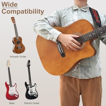 Adjustable Guitar Strap with 3D Padding for Comfort