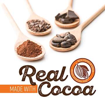 Two Rivers Coffee Hot Chocolate Pods Single Serve Cocoa Variety Sampler Pack Compatible with 2.0 Keurig K-Cup Brewers, 40 Count