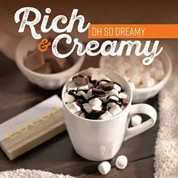 Two Rivers Coffee Hot Chocolate Pods Single Serve Cocoa Variety Sampler Pack Compatible with 2.0 Keurig K-Cup Brewers, 40 Count