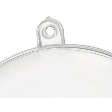 Mbuynow 20 Pack 80mm Fillable Christmas Ornament Balls