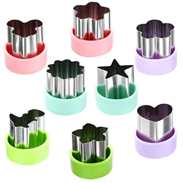1.5" Vegetable Cutter Shapes Set for Kids' Fun Meals