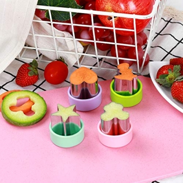 1.5" Vegetable Cutter Shapes Set for Kids' Fun Meals