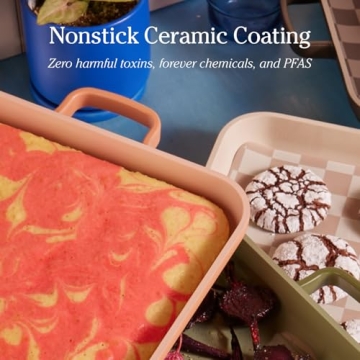 Our Place Nonstick Ceramic Griddle Pan with Handles