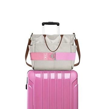 Bylion 2-in-1 Travel Belt for Hands-Free Travel with Adjustable Straps