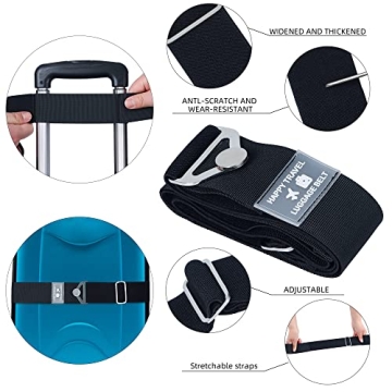 Bylion 2-in-1 Travel Belt for Easy Luggage Management