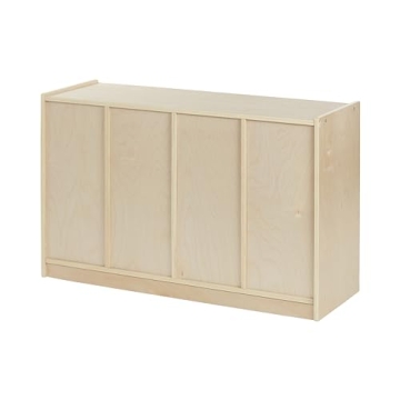 ECR4Kids 12 Cubby Mobile Tray Storage Cabinet