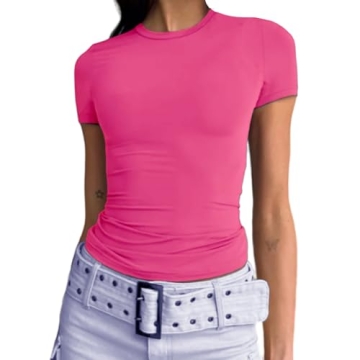 Chic Abardsion Women's Casual Basic Crop Top for Outings