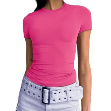 Chic Abardsion Women's Casual Basic Crop Top for Outings