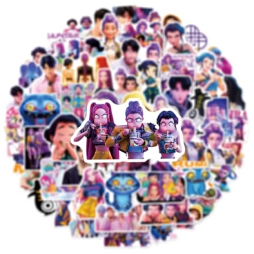 60PCS Cartoon Characters Stickers for Everyone