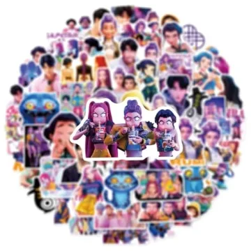 60PCS Cartoon Characters Stickers for Everyone