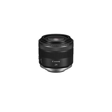 Canon RF24mm F1.8 Macro is STM Lens, Wide-Angle, Fixed Focal Length Prime Lens, Compatible with EOS R Series Mirrorless Cameras, Black