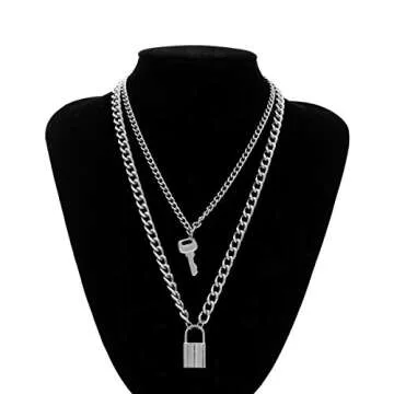 Salircon Layered Necklace for Stylish Men and Women