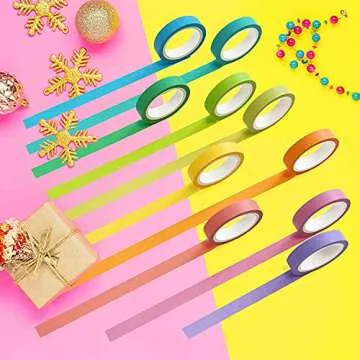 40 Rolls Washi Tape Set for Creative Crafts and Gifts