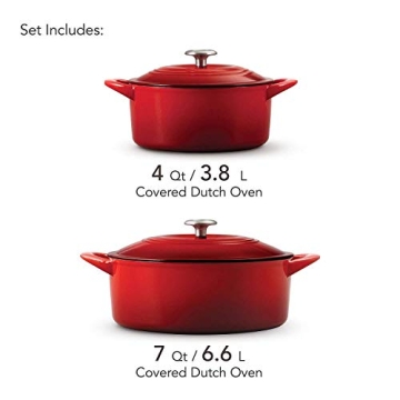 Tramontina Enameled Cast Iron Dutch Oven Set - 2 Piece