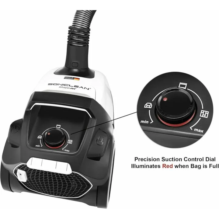 WhisperJet C2 Canister Vacuum - Quiet & Efficient