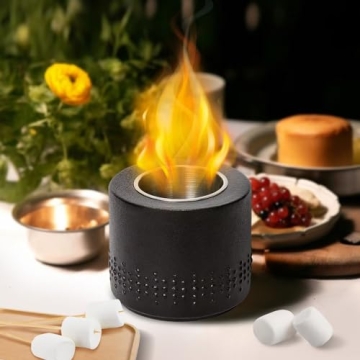 Portable Smokeless Tabletop Fire Pit for S'mores Maker