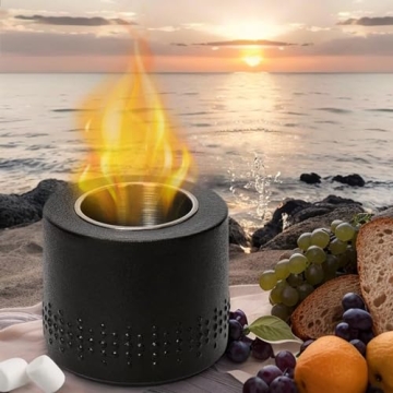 Portable Smokeless Tabletop Fire Pit for S'mores Maker