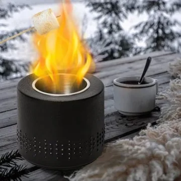 Portable Smokeless Tabletop Fire Pit for S'mores Maker