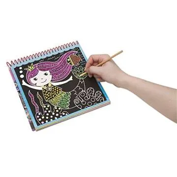 Innovative Scra-ffiti Sketch Pad for Kids Creative Fun