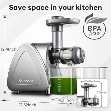 Aobosi Cold Press Juicer  - Nutritious & Easy to Clean