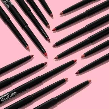 wet n wild Perfect Pout Matte Retractable Gel Lip Liner Pencil, Rich Creamy Long Lasting Color, Well-Defined and Flawless Application, Vegan & Cruelty-Free - Red Gone Burgundy